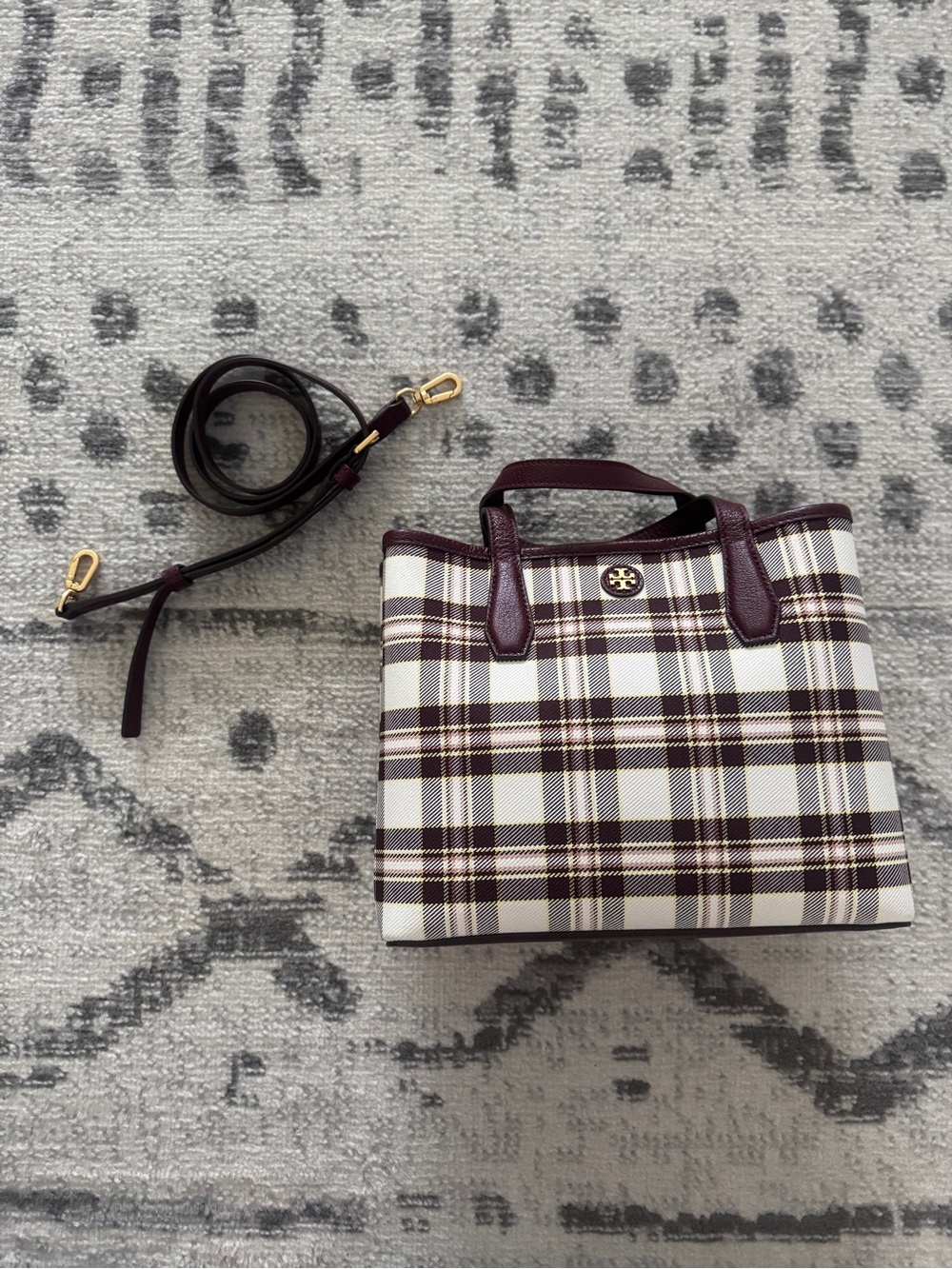 Tory Burch Plaid Crossbody